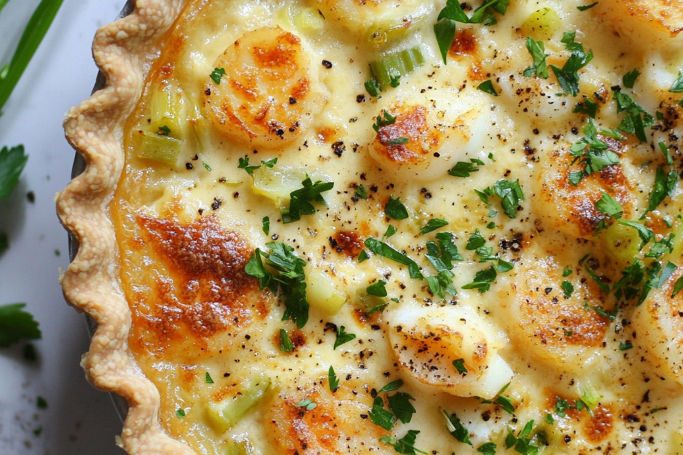 Quiche aux scampis