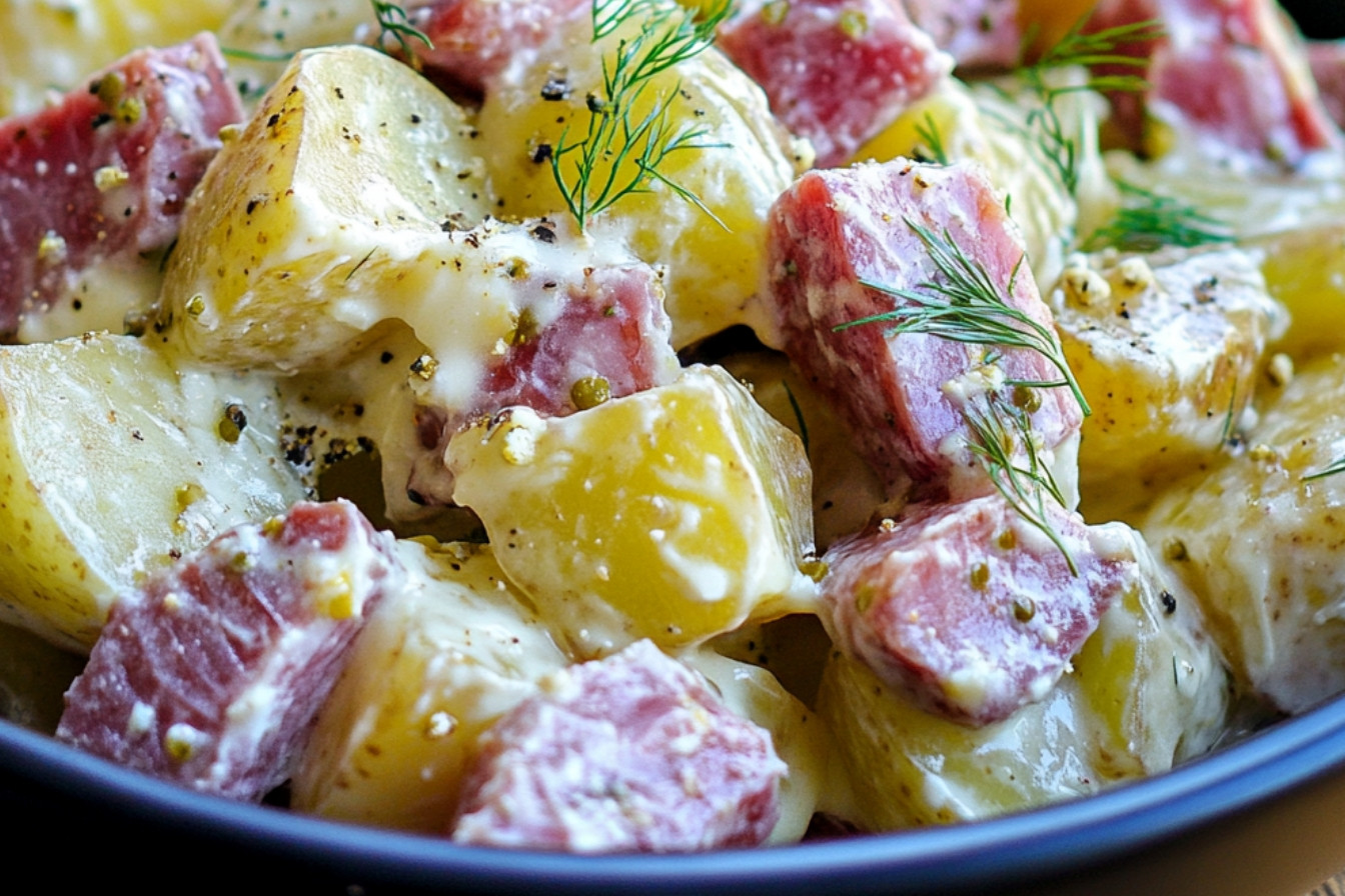 Salade de patates au smoked meat