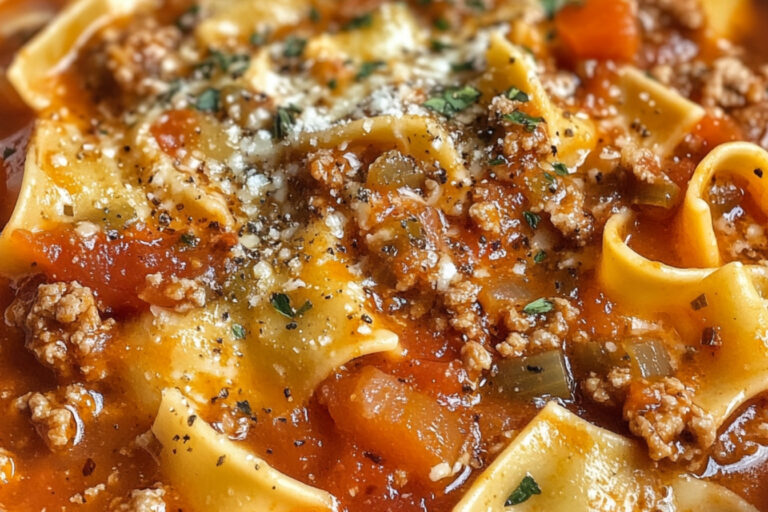 Soupe à la lasagne