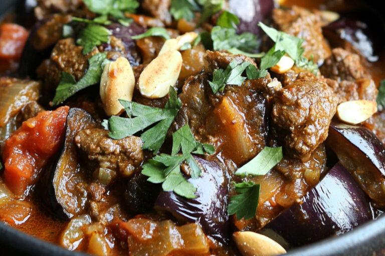 Tajine de boeuf et aubergine