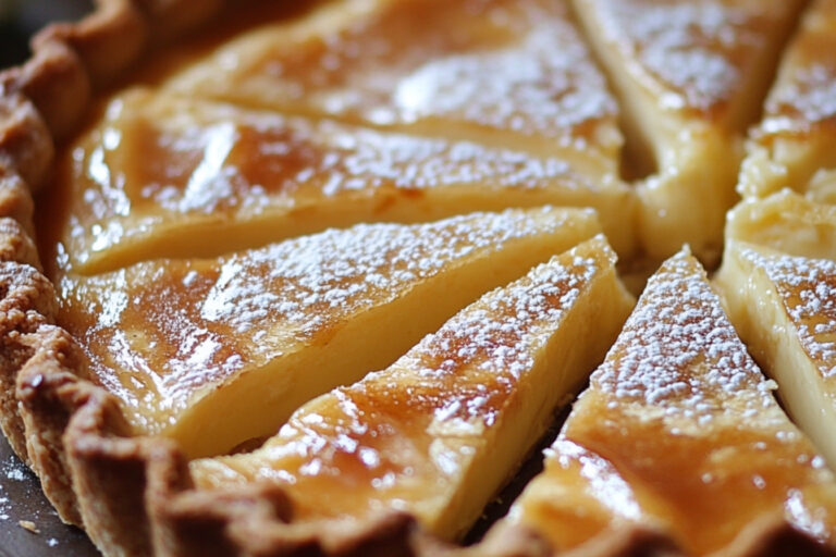 Tarte au caramel