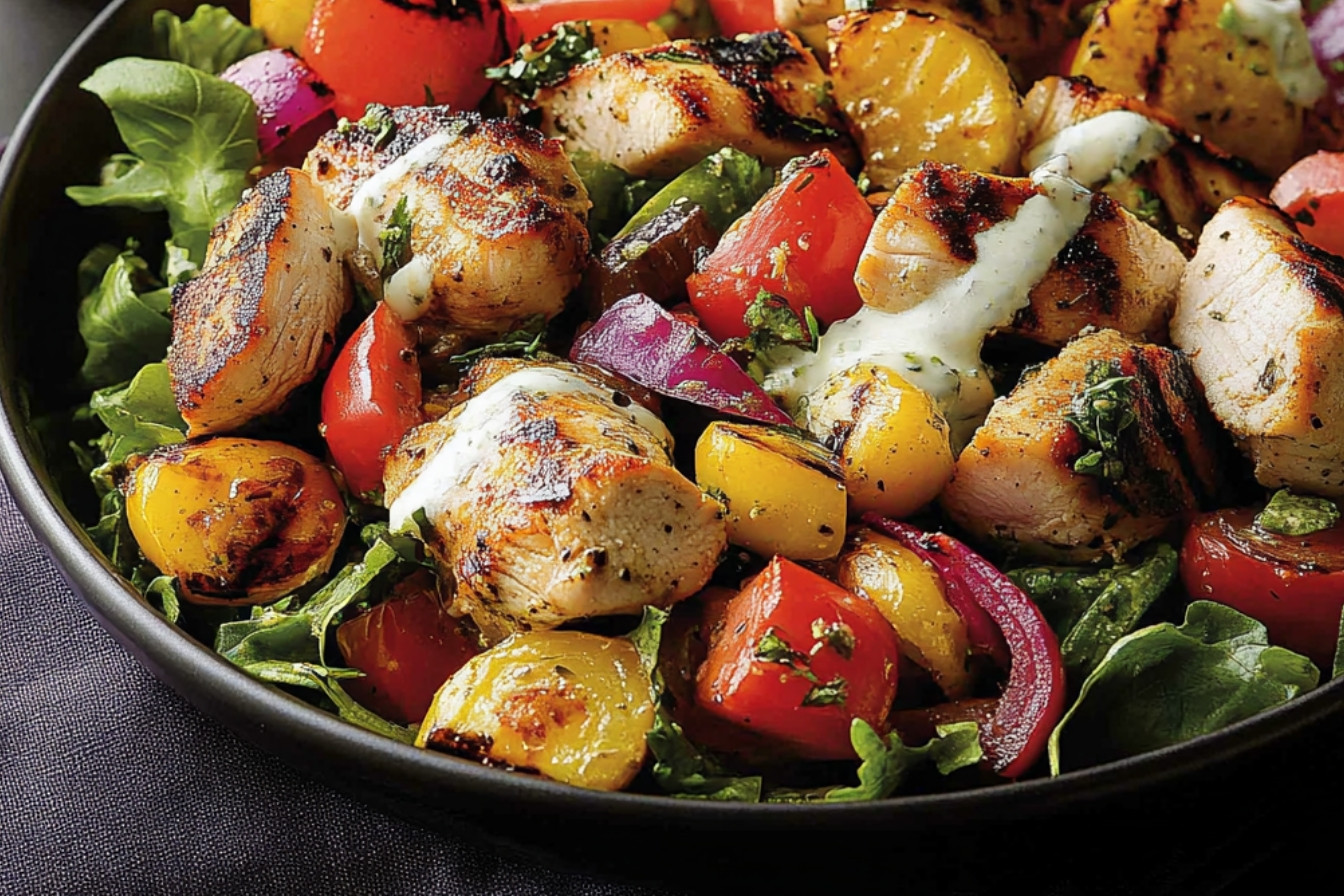 Salade au poulet grillé