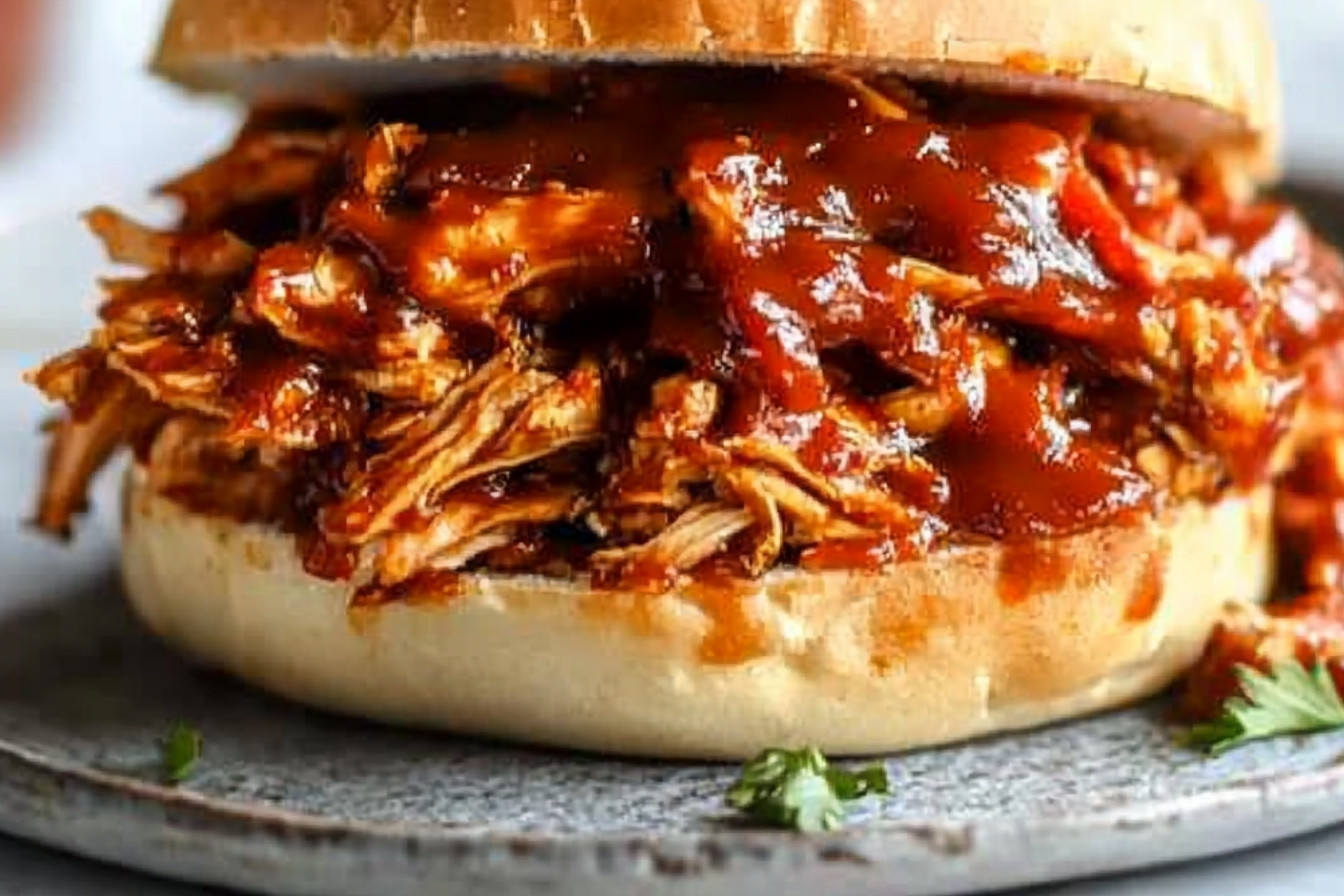 Poulet BBQ à la mijoteuse