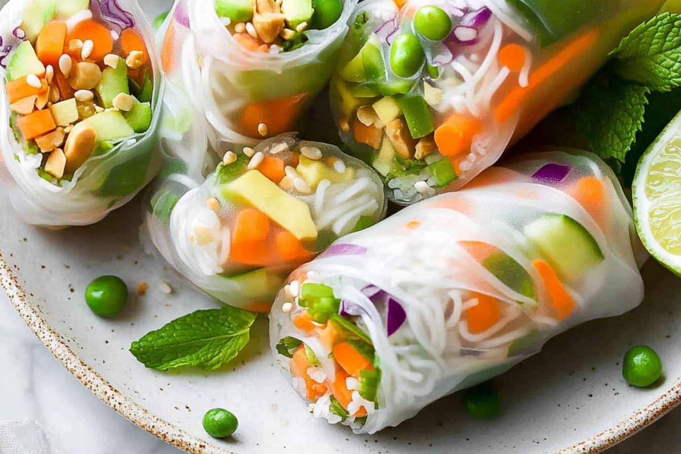 Rouleaux de printemps frais