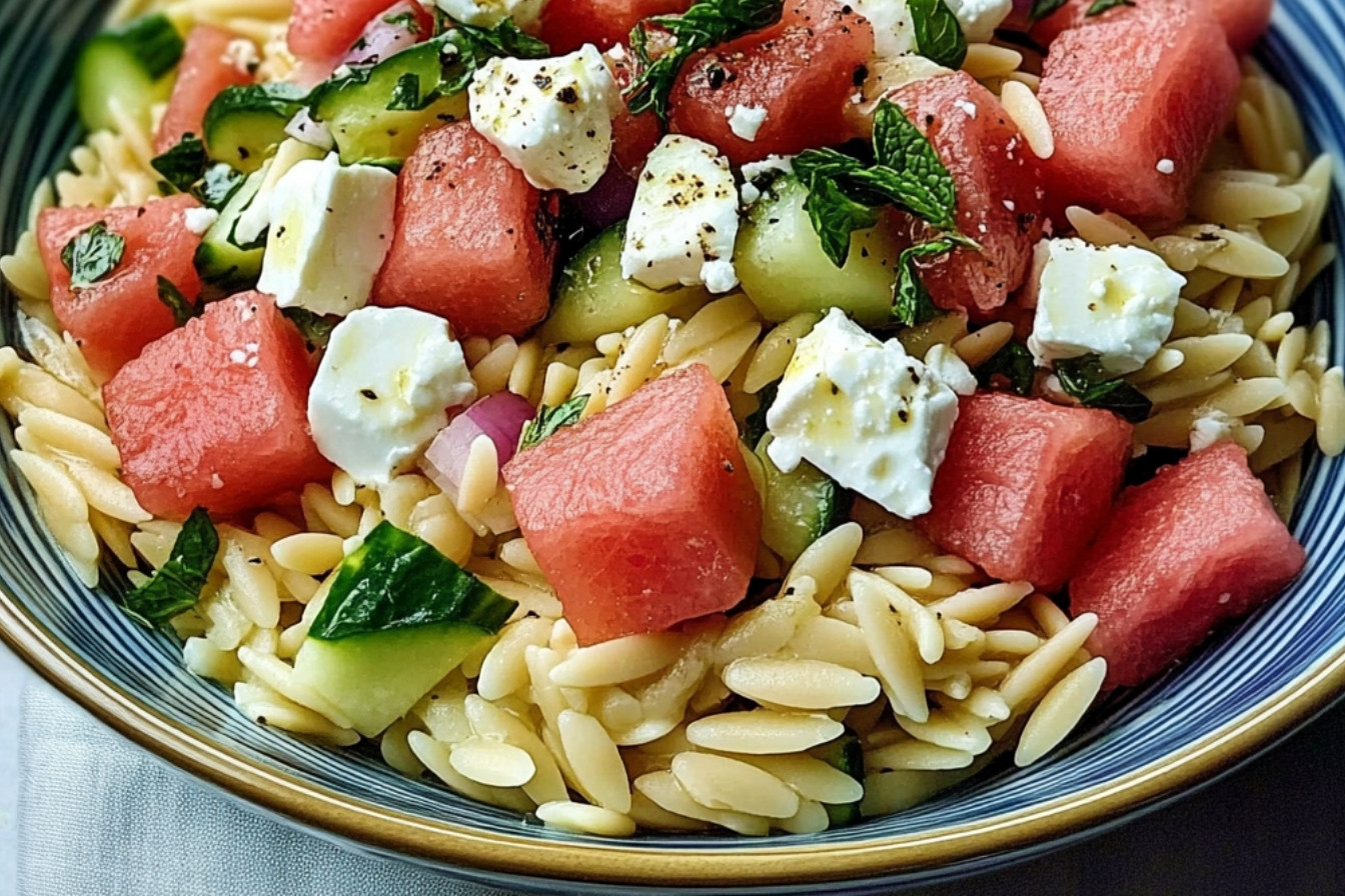 Salade de pastèque et feta