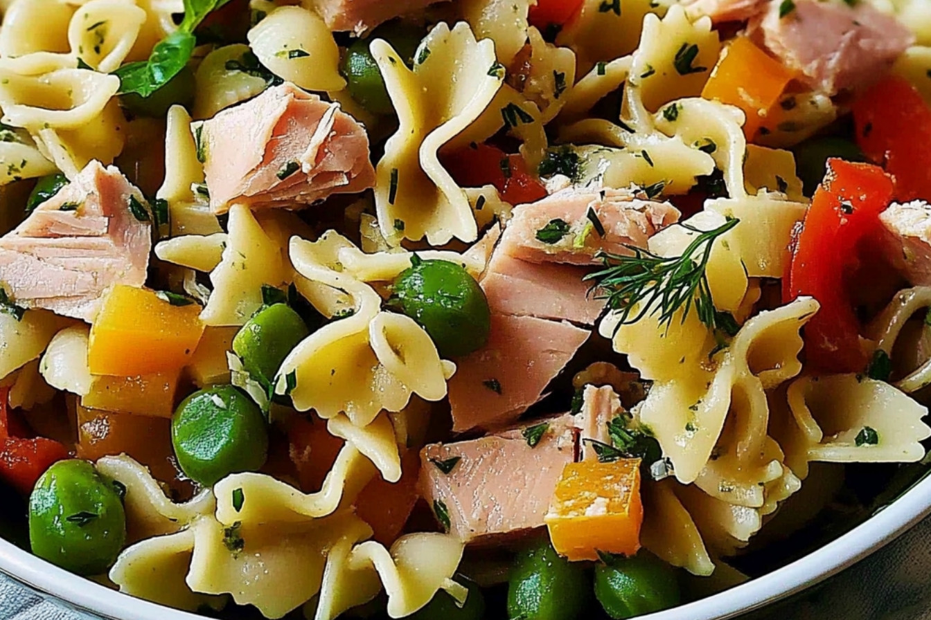 Salade de pâtes au thon herbé