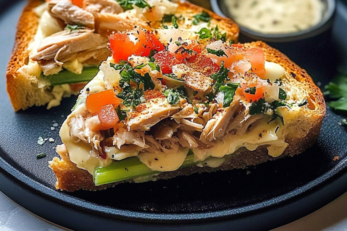 Tartines de Thon Méditerranéen