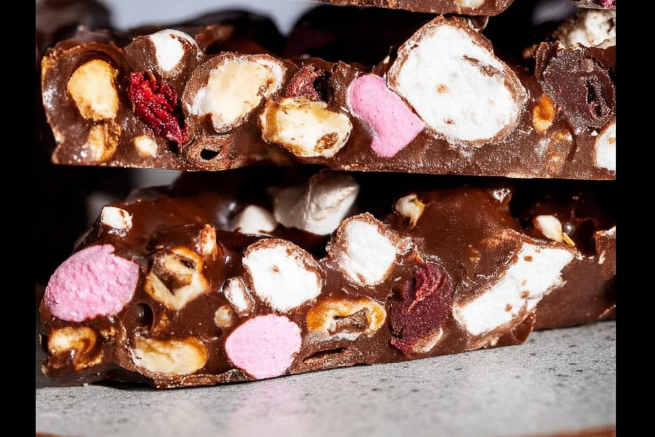 Route de roche chocolatée