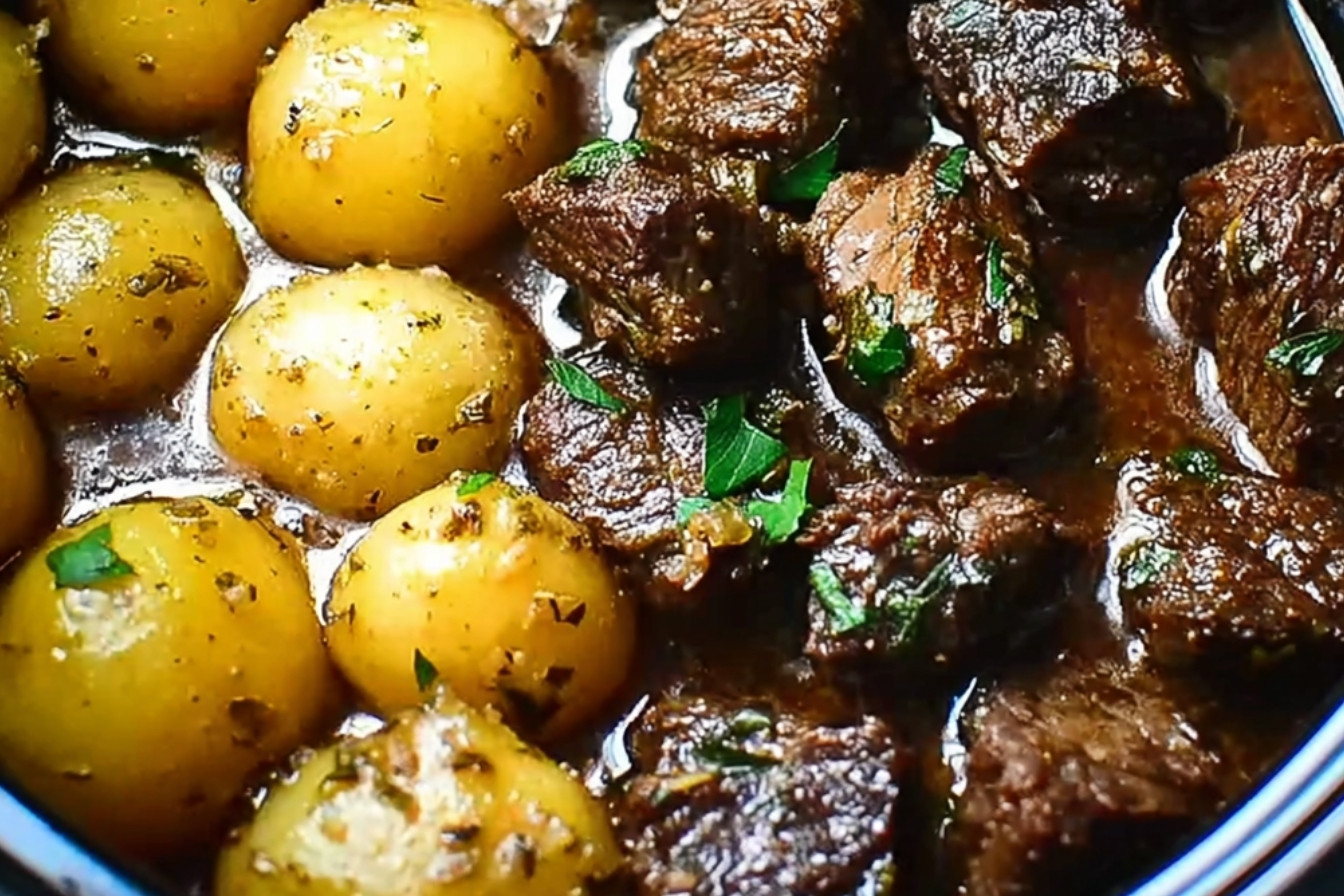 Boeuf au beurre à l’ail