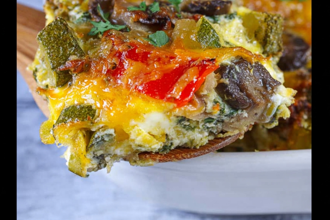 Casserole de Petit-Déjeuner Low Carb
