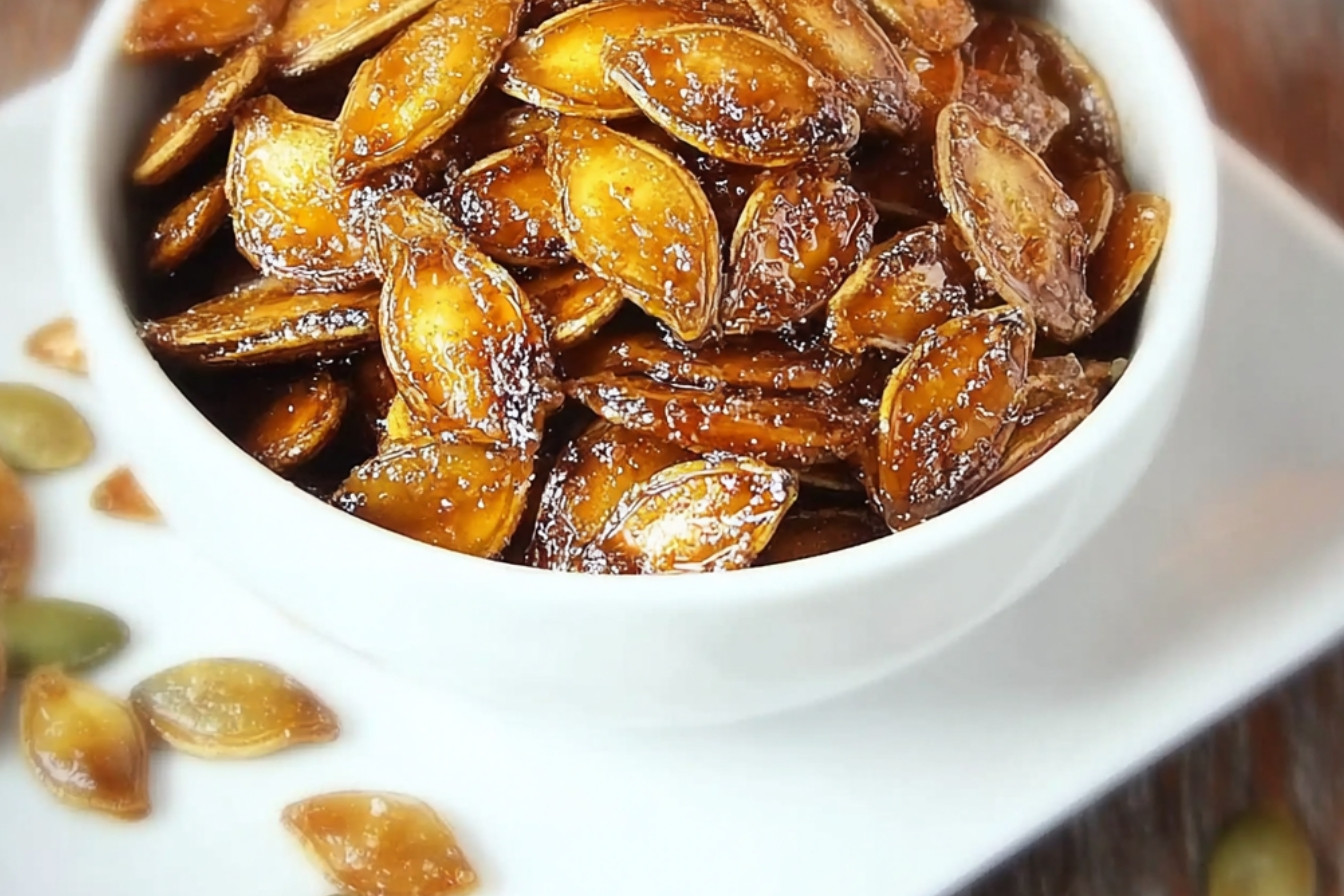 Graines de citrouille confites