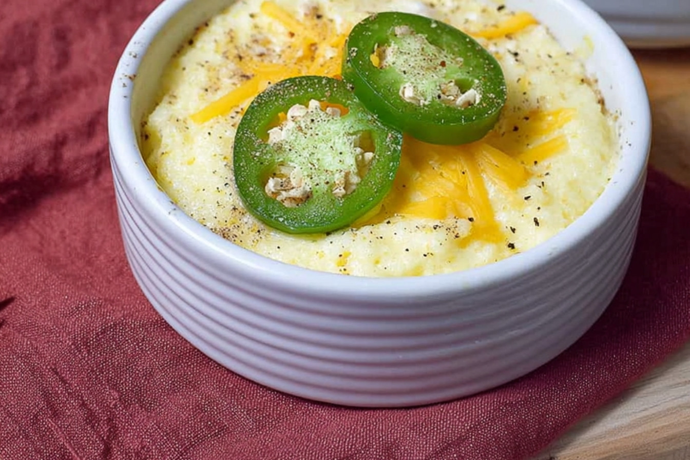 Grits au fromage et jalapeños