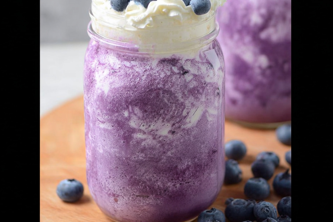 Milkshake aux Myrtilles