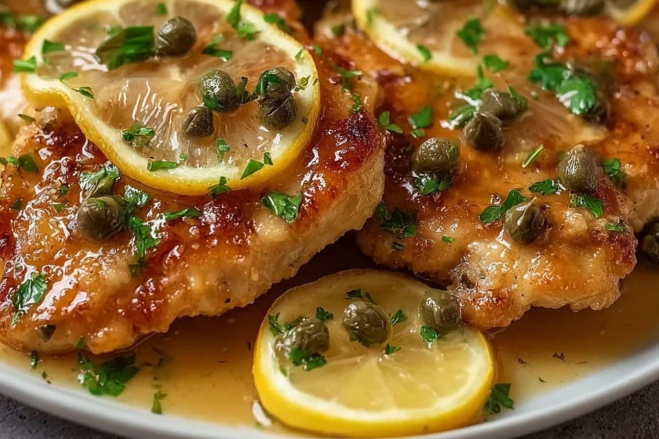 Poulet Piccata au Citron et Câpres
