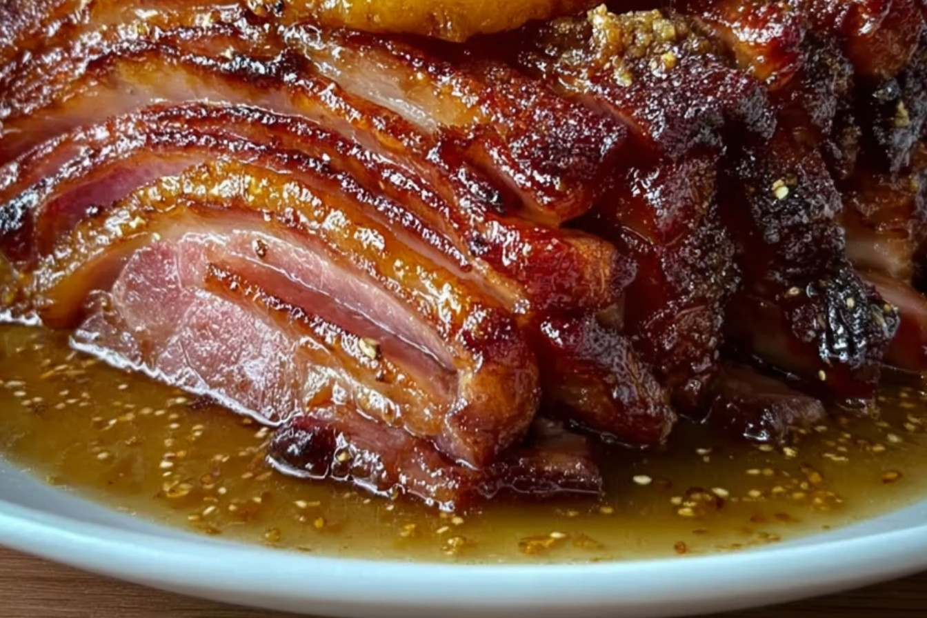 Jambon Miel avec Glace Ananas