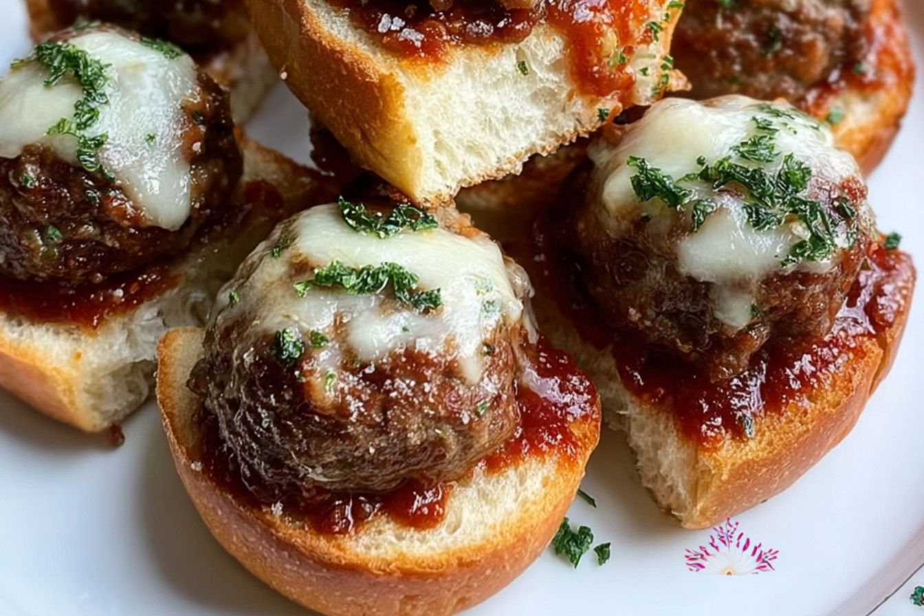 Mini-burgers de Noël aux boulettes