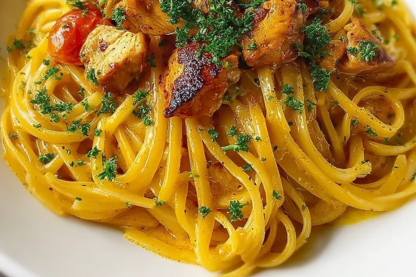 Poulet Cowboy aux Linguines