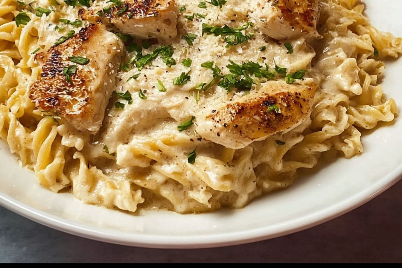 Poulet à l’ail et parmesan