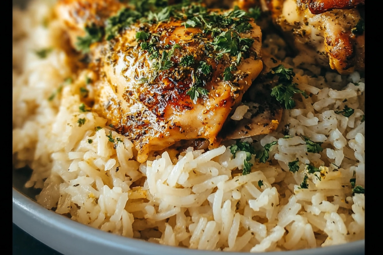 Poulet au Citron et Riz